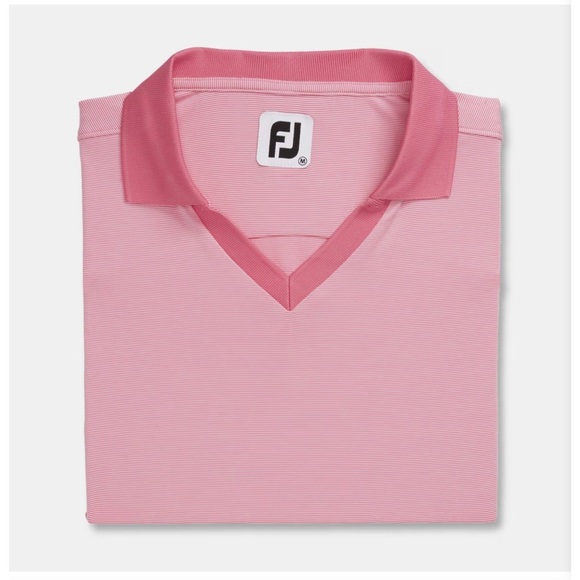 FOOTJOY End On End Open Collar Golf Shirt Size L - Picture 4 of 11
